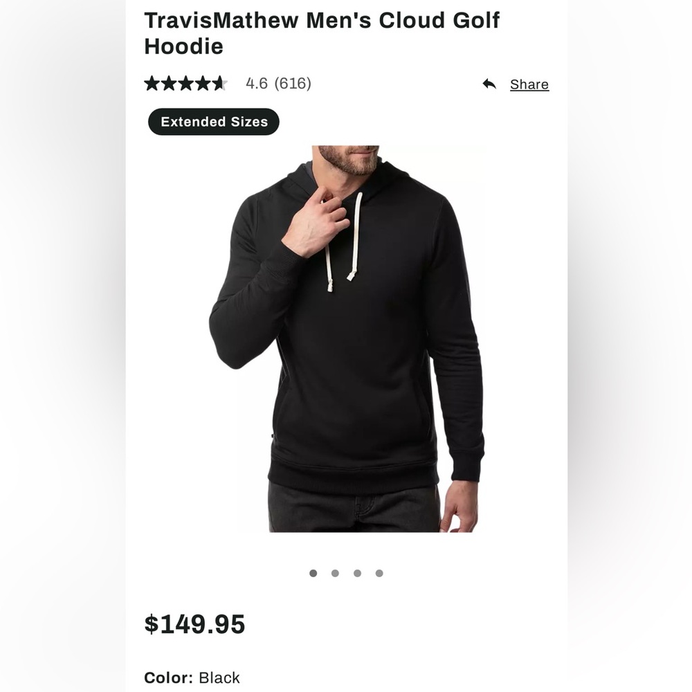 Travis Mathew Cloud Golf Hoodie